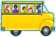 Large Notepad - Bus with Kids - Creative Shapes Etc.