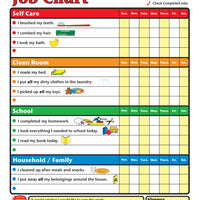 Job Chart - Child Organizer - Creative Shapes Etc.