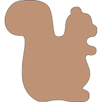 Sticky Shape Notepad - Squirrel