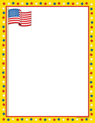 Designer Paper - Patriotic (50 Sheet Package) - Creative Shapes Etc.
