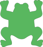 Sticky Shape Notepad - Frog - Creative Shapes Etc.