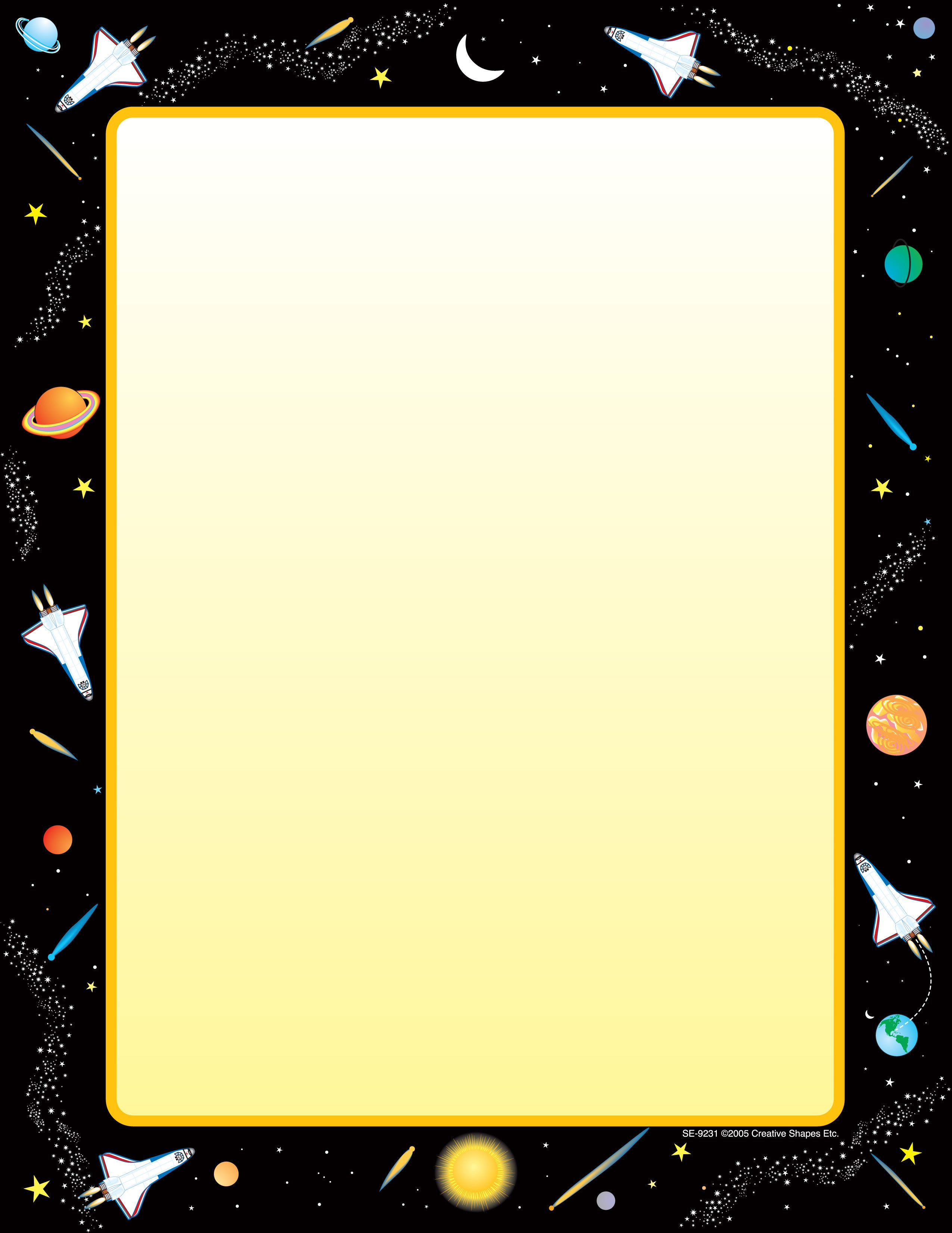 Space Page Border