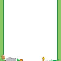 Designer Paper - Zoo (50 Sheet Package) - Creative Shapes Etc.