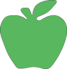Sticky Shape Notepad - Green Apple - Creative Shapes Etc.