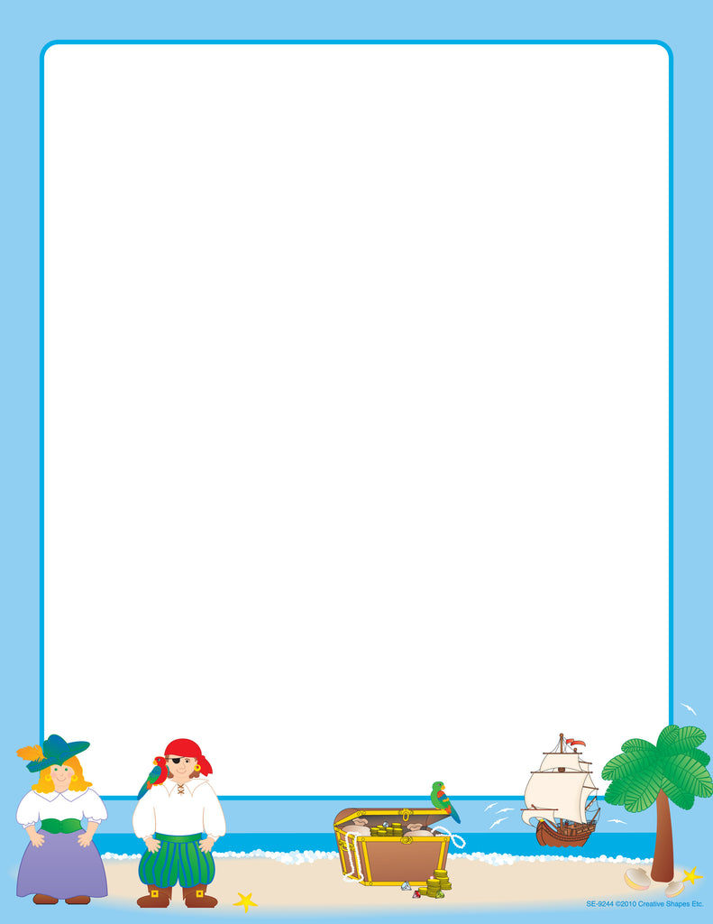 Designer Paper Pirates 50 Sheet Package