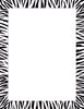 Designer Paper - Zebra Border (50 Sheet Package) - Creative Shapes Etc.