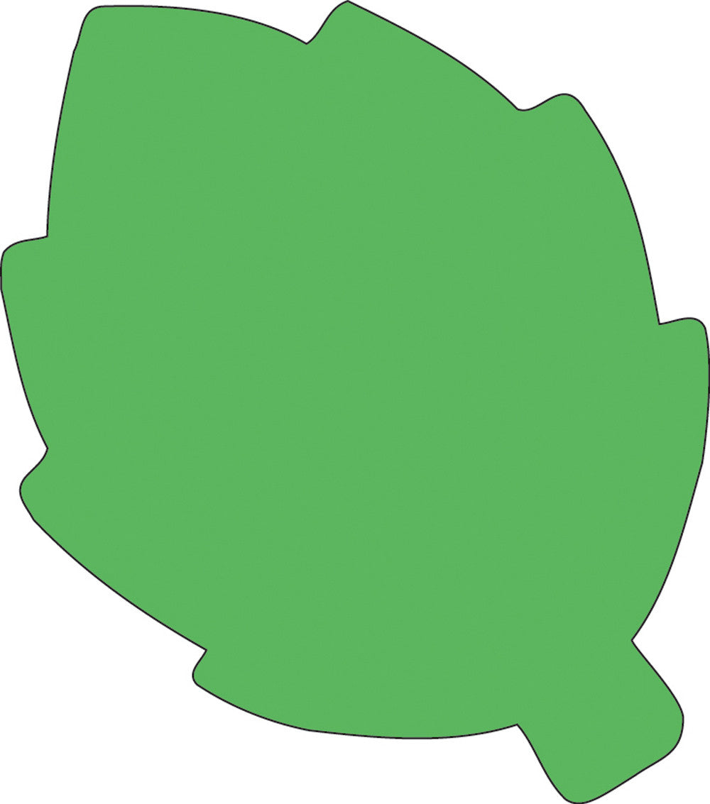 Sticky Shape Notepad - Green Leaf - Creative Shapes Etc.