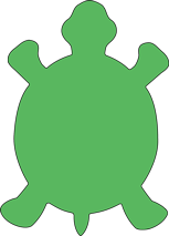 Sticky Shape Notepad - Turtle - Creative Shapes Etc.