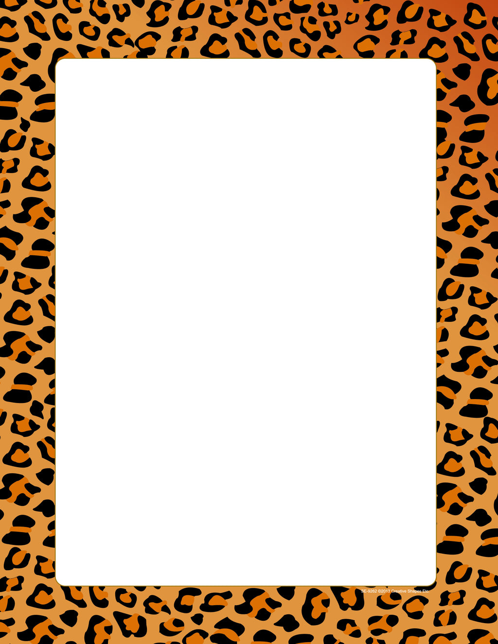 Designer Paper - Leopard (50 Sheet Package) - Creative Shapes Etc.
