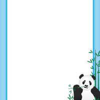 Designer Paper - Panda (50 Sheet Package) - Creative Shapes Etc.