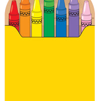 Large Notepad - Crayon Box - Creative Shapes Etc.