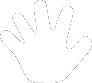 Hand Template To Cut Out