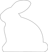 Sticky Shape Notepad - Rabbit - Creative Shapes Etc.