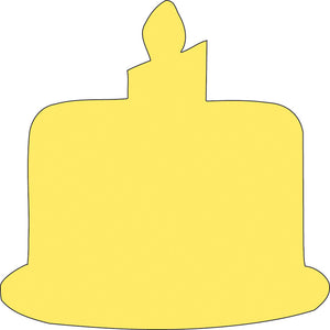 Sticky Shape Notepad - Birthday Cake - Creative Shapes Etc.
