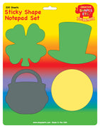 Sticky Notepad Set - St. Patrick's Day - Creative Shapes Etc.