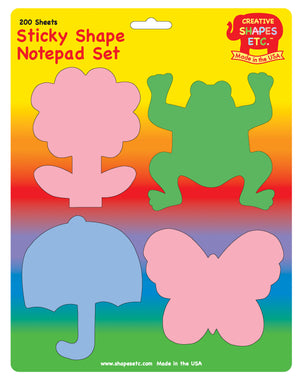 Sticky Notepad Set - Spring - Creative Shapes Etc.