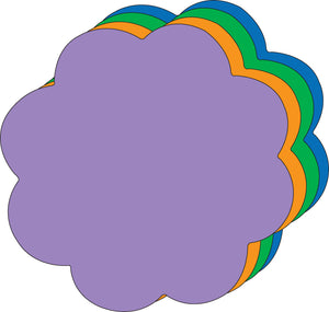 Rainbow Clouds Cartoon Shapes Sticky Notes 