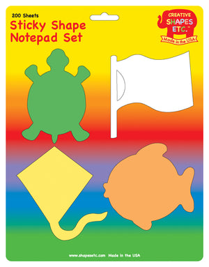 Sticky Notepad Set - Summer - Creative Shapes Etc.
