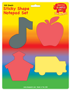 Sticky Notepad Set - Back To School - Creative Shapes Etc.