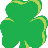 Assorted Green Shamrock Assorted Color Super Cut-Outs- 8” x 9” - Creative Shapes Etc.