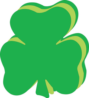 Assorted Green Shamrock Assorted Color Super Cut-Outs- 8” x 9” - Creative Shapes Etc.
