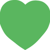 Sticky Shape Notepad - Green Heart - Creative Shapes Etc.
