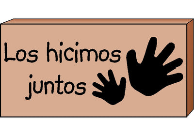 Teacher's Stamps Spanish - Los hicimos juntos (Did Together) - Creative Shapes Etc.