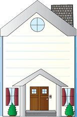 Mini Notepad - House - Creative Shapes Etc.