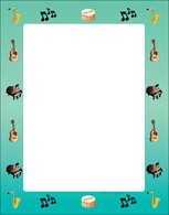 Desinger Paper - Musical Instruments (50 Sheet Package) - Creative Shapes Etc.