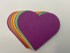 Heart Large Assorted Color Creative Cut-Outs- 5.5” - Creative Shapes Etc.