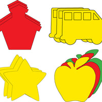 Small Cut-Out Set - School Days - Creative Shapes Etc.