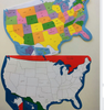 U.S. Practice Map Combo Pack- 9” x 19” - Creative Shapes Etc.