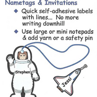 Large Notepad - Astronaut - Creative Shapes Etc.