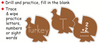 Large Single Color Cut-Out - Turkey - Creative Shapes Etc.