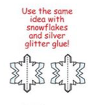 Large Single Color Creative Foam Cut-Outs - Snowflake - Creative Shapes Etc.