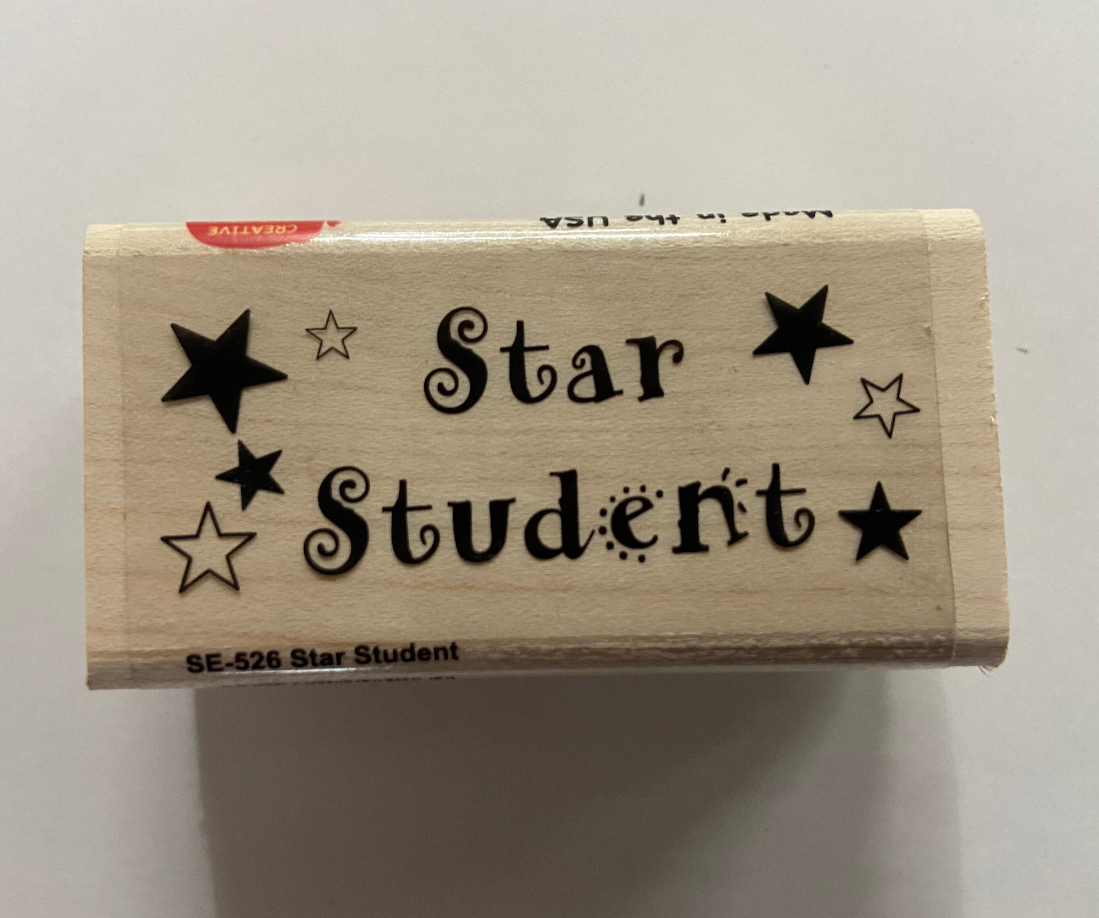 Creative Shapes Etc Star Student Stamp SE-526
