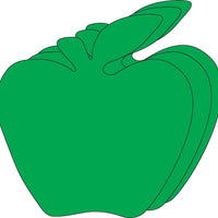 Large Single Color Creative Foam Cut-Outs - Green Apple - Creative Shapes Etc.