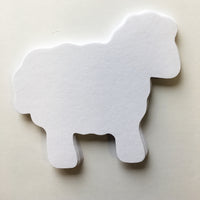 Sheep Single Color Creative Cut-Outs- 5.5" - Creative Shapes Etc.