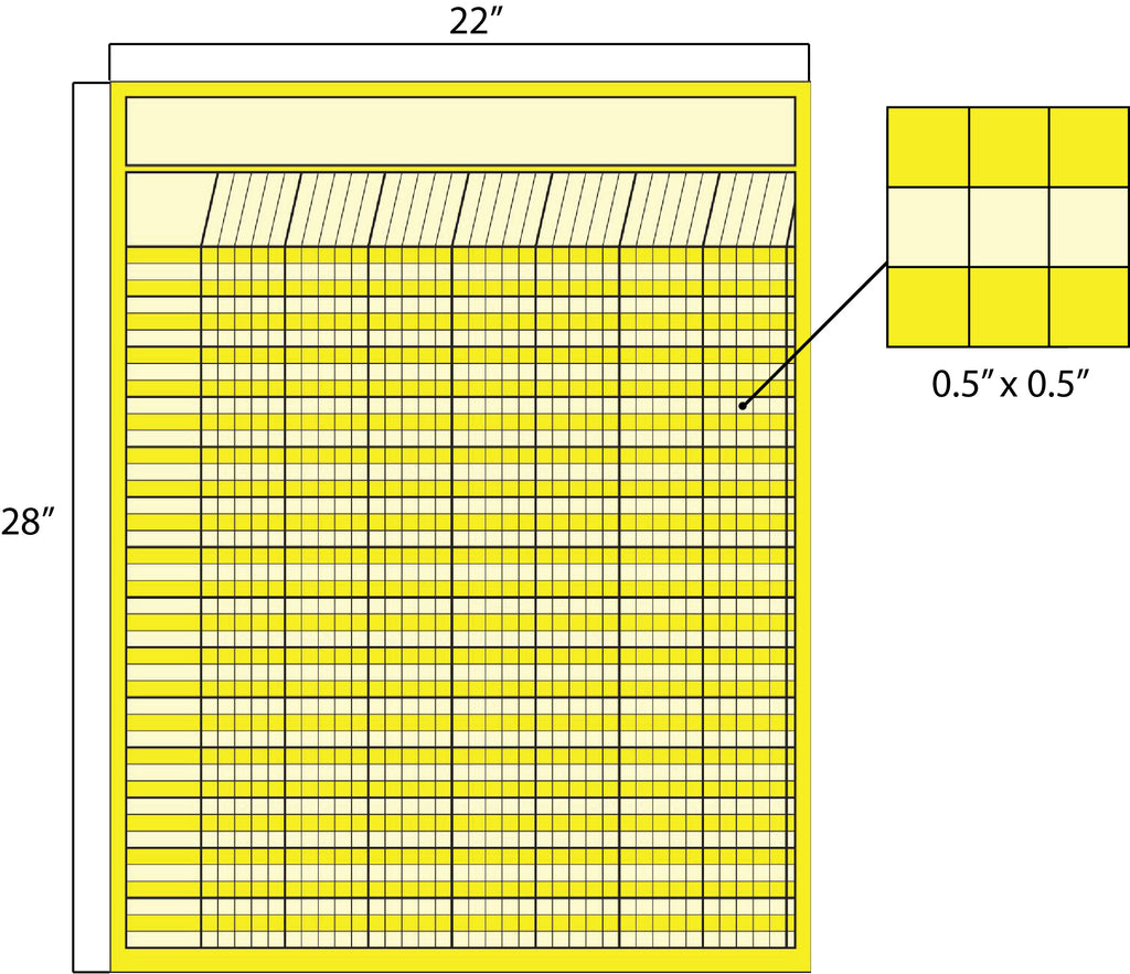SHAPES ETC. Vertical Chart - Set of 10