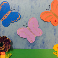 Butterfly Assorted Color Creative Cut-Outs- 3" - Creative Shapes Etc.