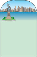 Large Notepad - Statue of Liberty - Creative Shapes Etc.