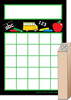 Progress Pad/ Stamps Set - School Days - Creative Shapes Etc.