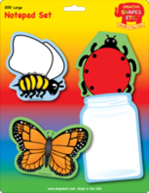 Sendpad Insect Large Notepad Set - Insects
