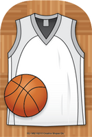 Large Notepad - Basketball Jersey - Creative Shapes Etc.
