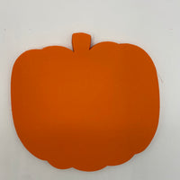 Large Single Color Cut-Out - Orange Pumpkin
