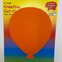 Balloon Assorted Color Creative Cut-Outs- 5.5" - Creative Shapes Etc.