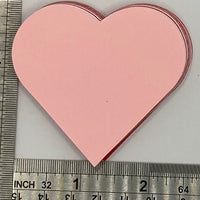 Heart Small Tri-Color Creative Cut-Outs- 3”