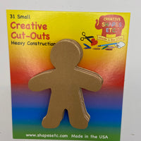 Person Multicultural Creative Cut-Outs- 3”