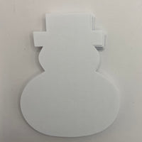 Small Single Color Cut-Out - Snowman - Creative Shapes Etc.